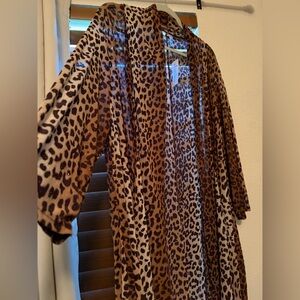 Leopard Print Duster